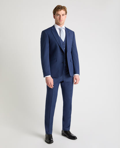 Man wearing a blue jacket