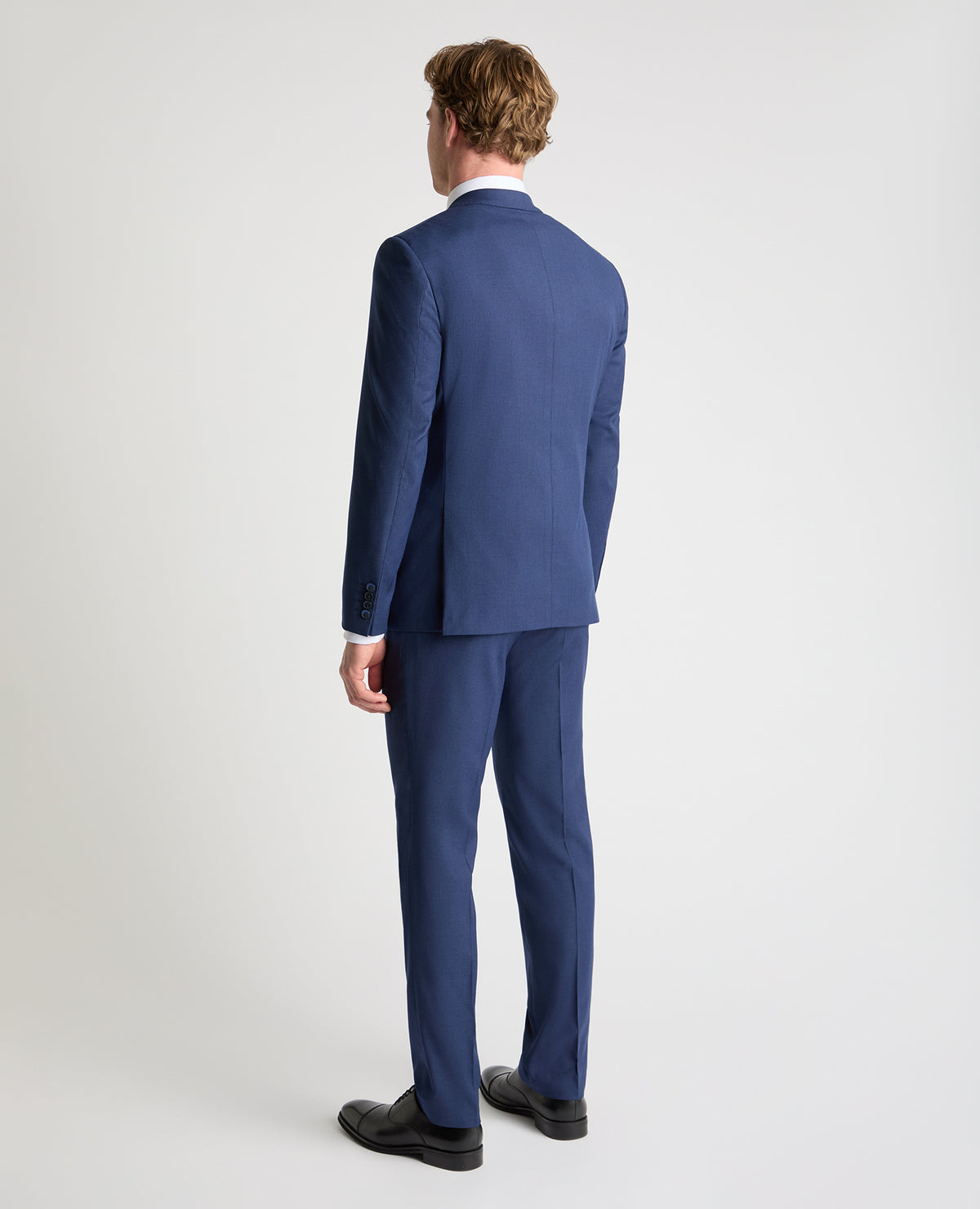 Man wearing a blue jacket