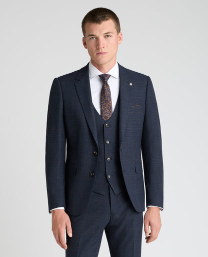 Navy Slim Fit Stretch Suit