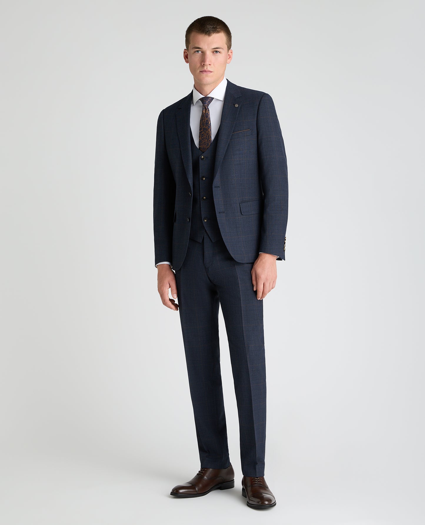 Navy Slim Fit Stretch Suit