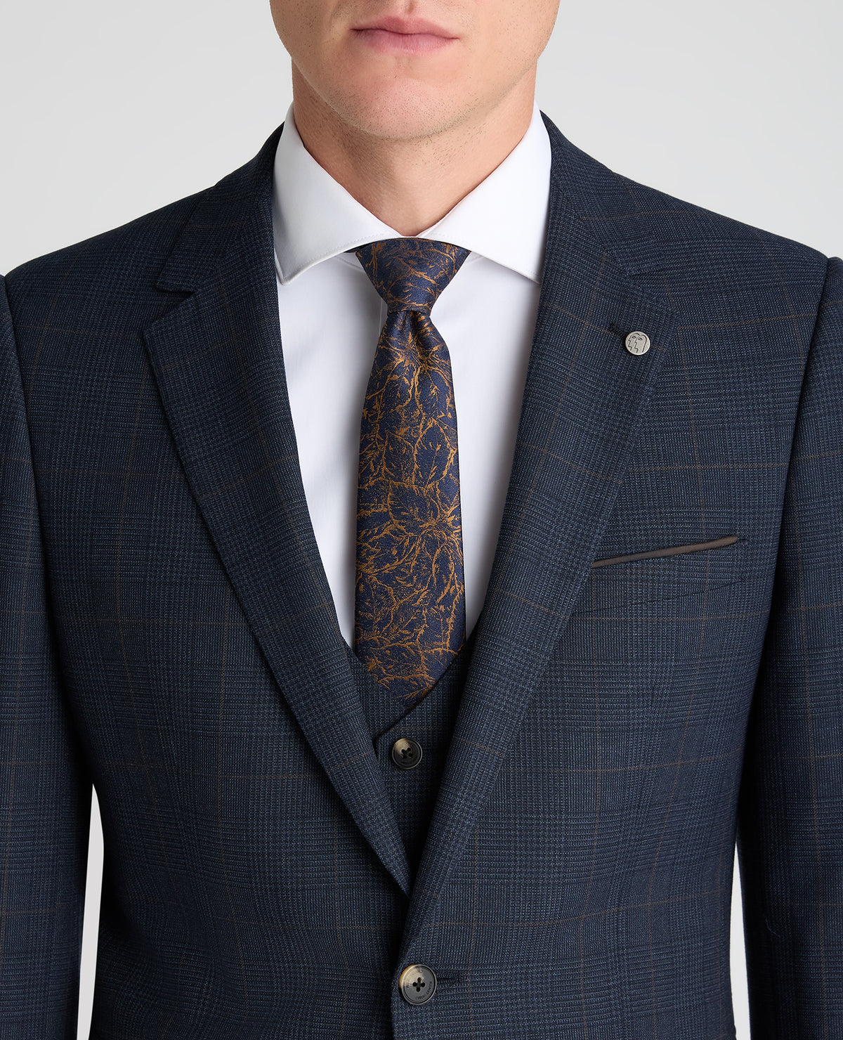 Navy Slim Fit Stretch Suit Jacket