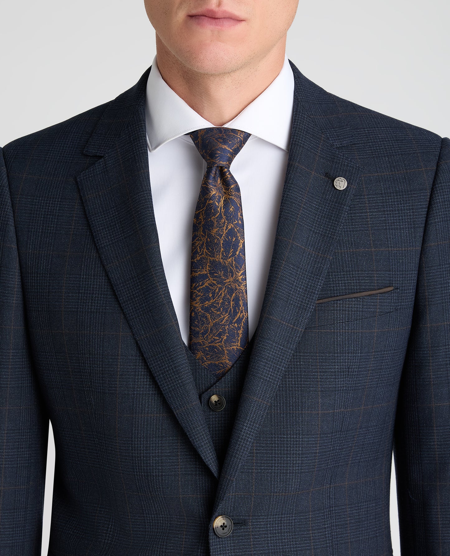 Navy Slim Fit Stretch Suit