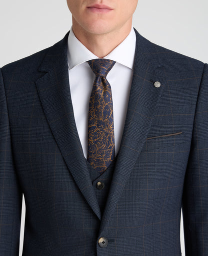 Navy Slim Fit Stretch Suit