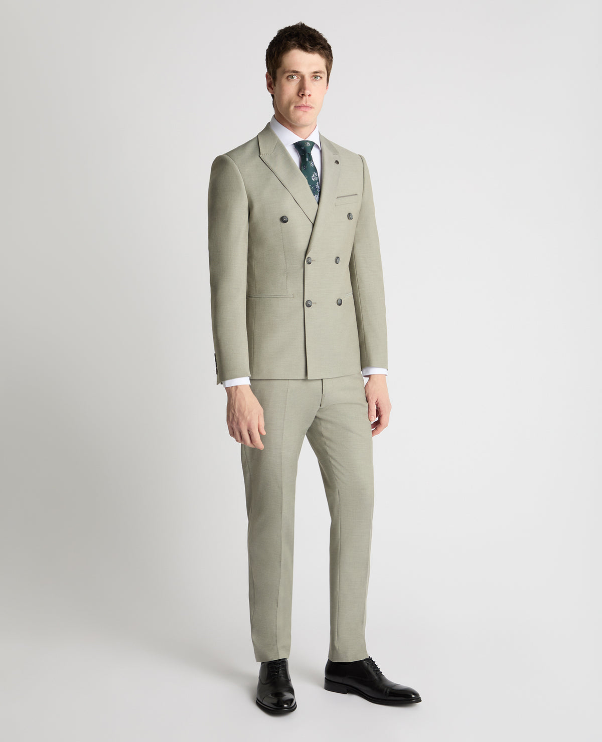 Man wearing a green jacket