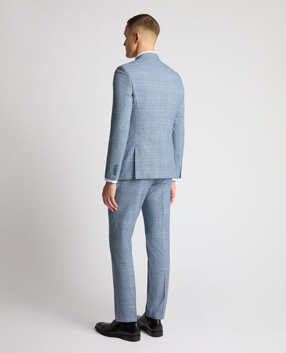 Man wearing a blue jacket