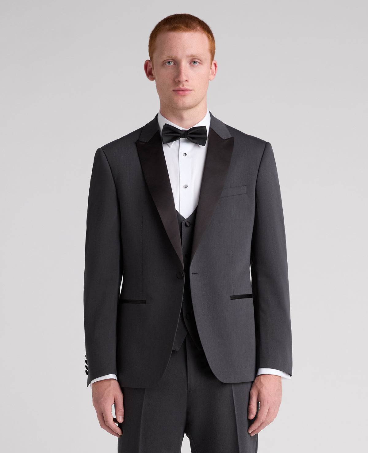 Dark Grey Slim Fit Stretch Dinner Suit