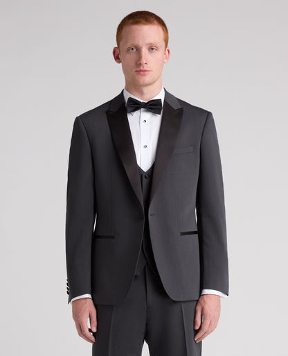 Dark Grey Slim Fit Stretch Dinner Suit