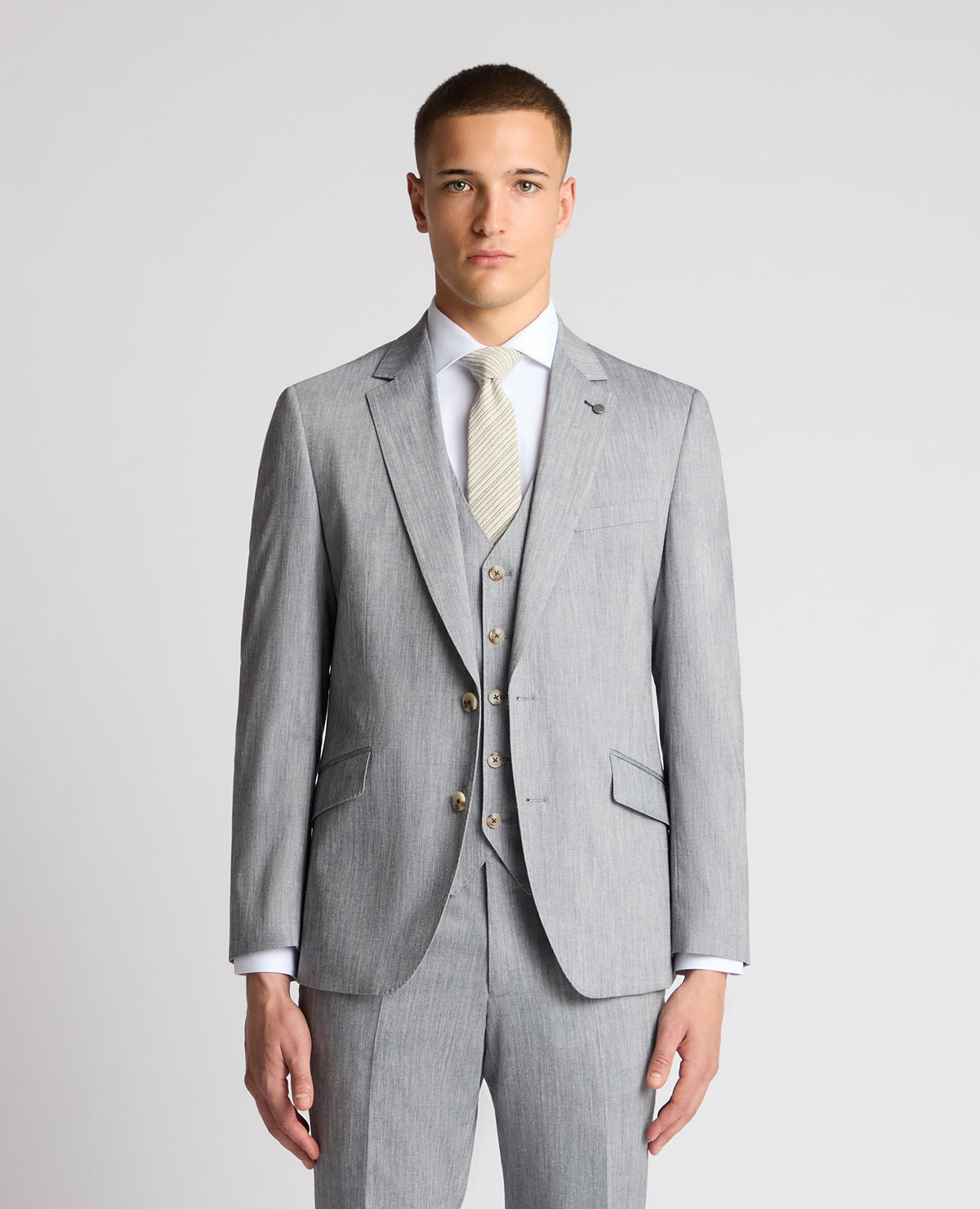 Man wearing a blue jacket