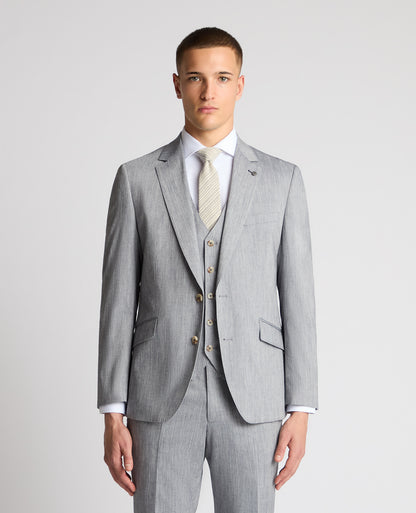 Man wearing a blue jacket