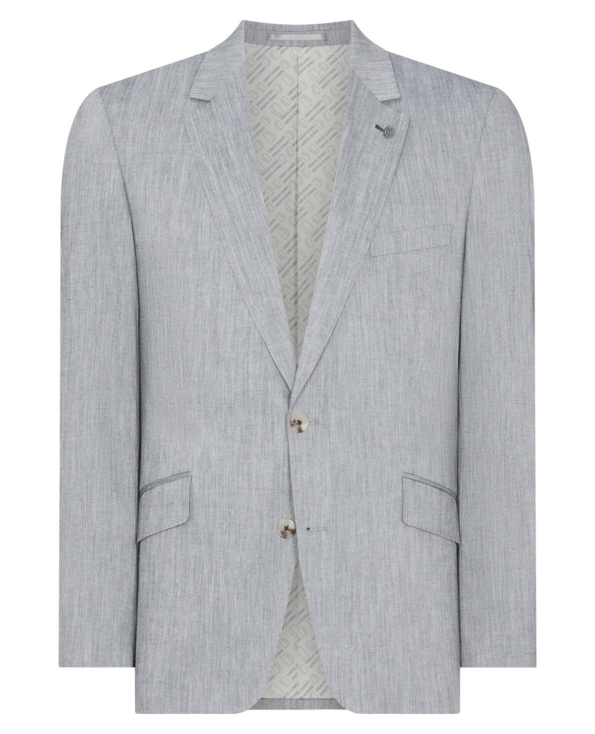 Man wearing a blue jacket