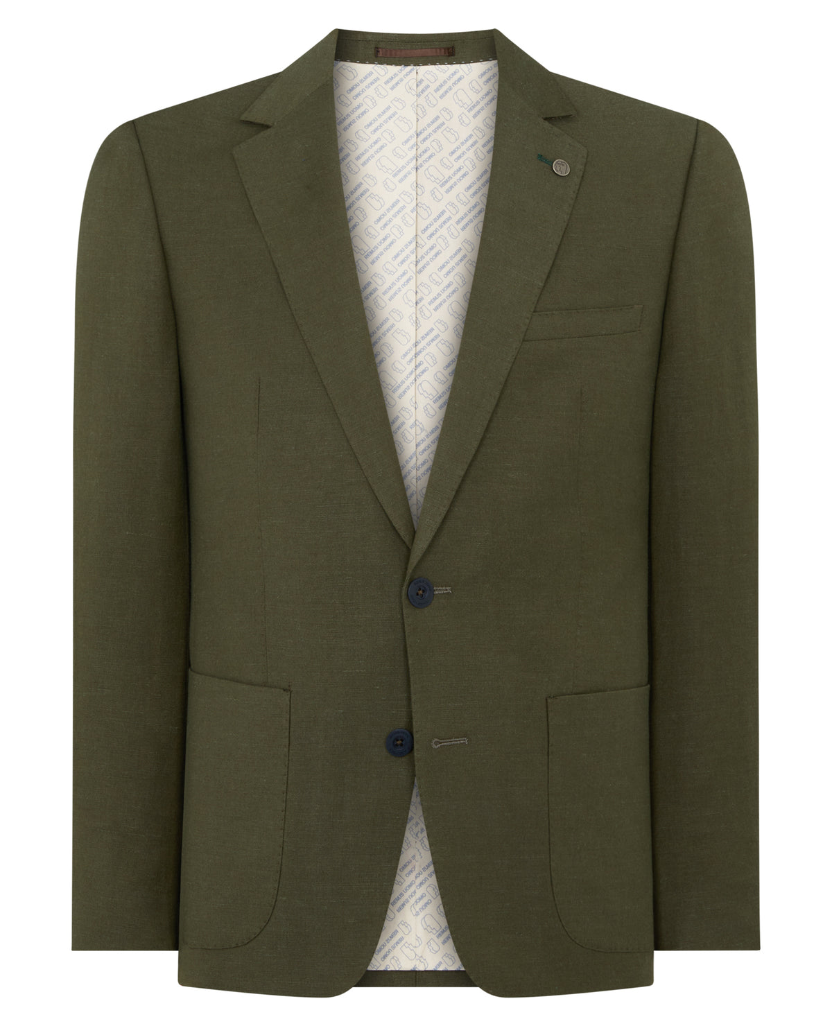 Man wearing a green jacket