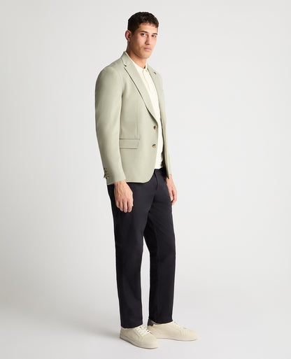 Man wearing a green jacket