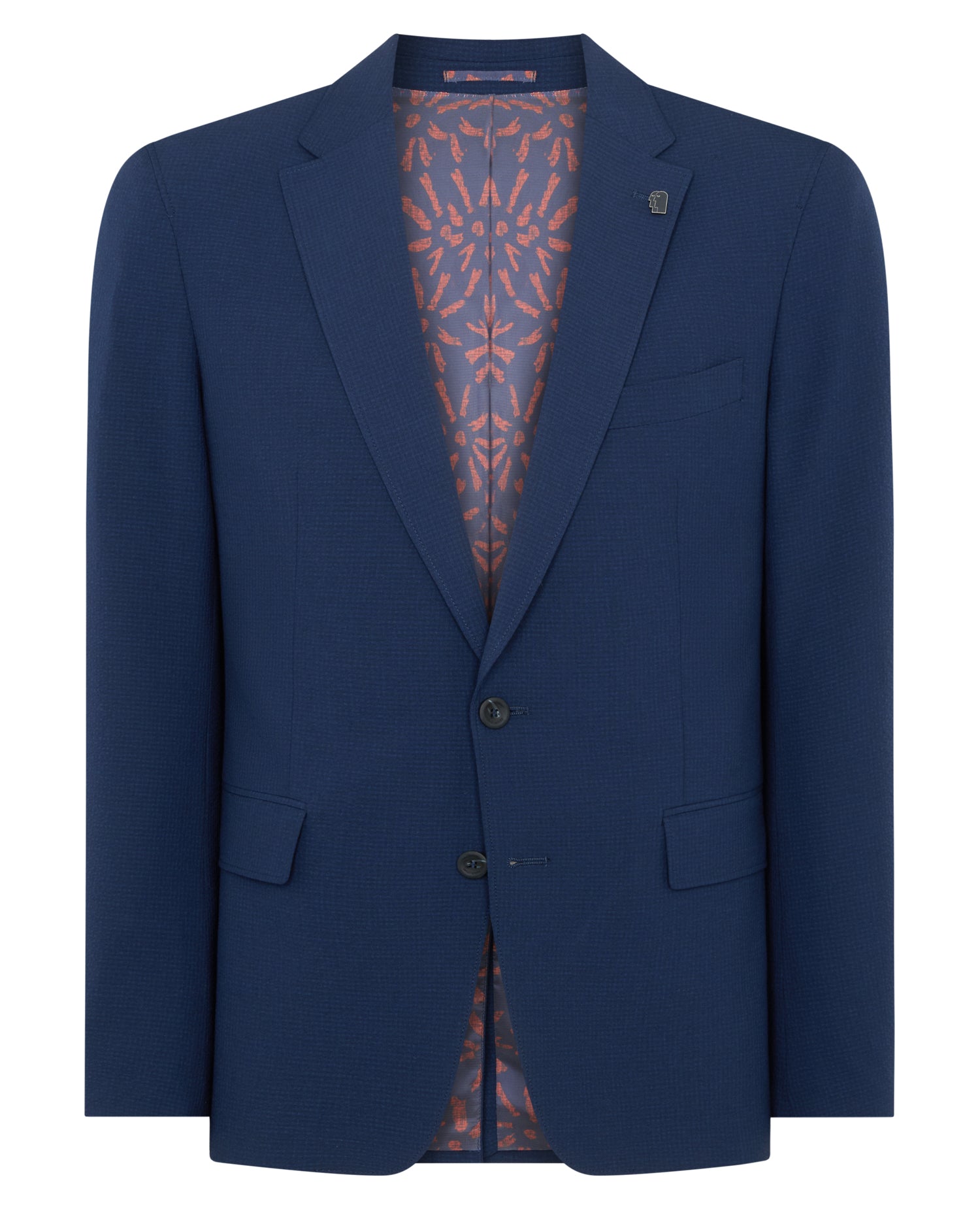 Man wearing a blue jacket