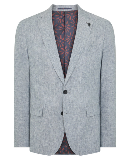 Man wearing a blue jacket