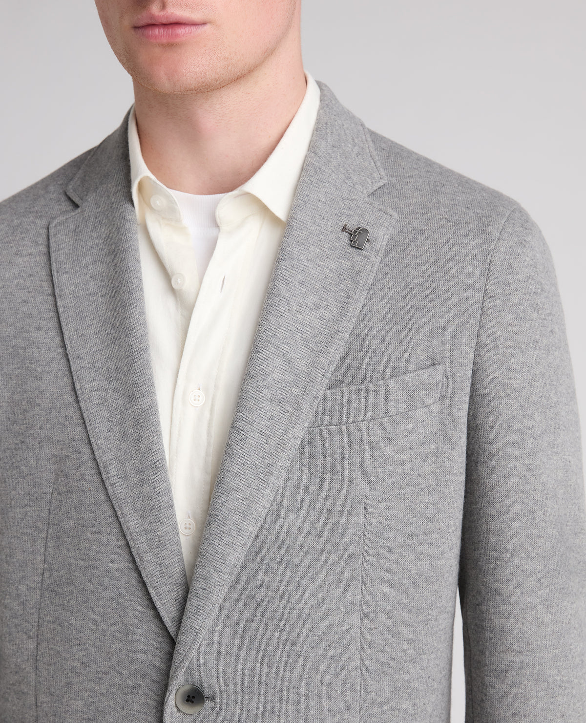 Grey Antoni Wool Blend Jacket
