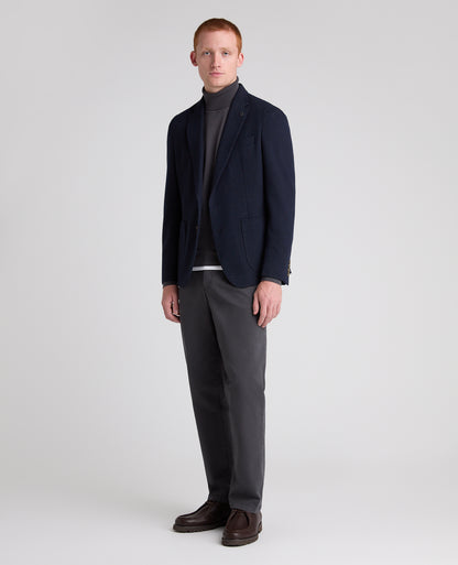 Navy Antoni Wool Blend Jacket