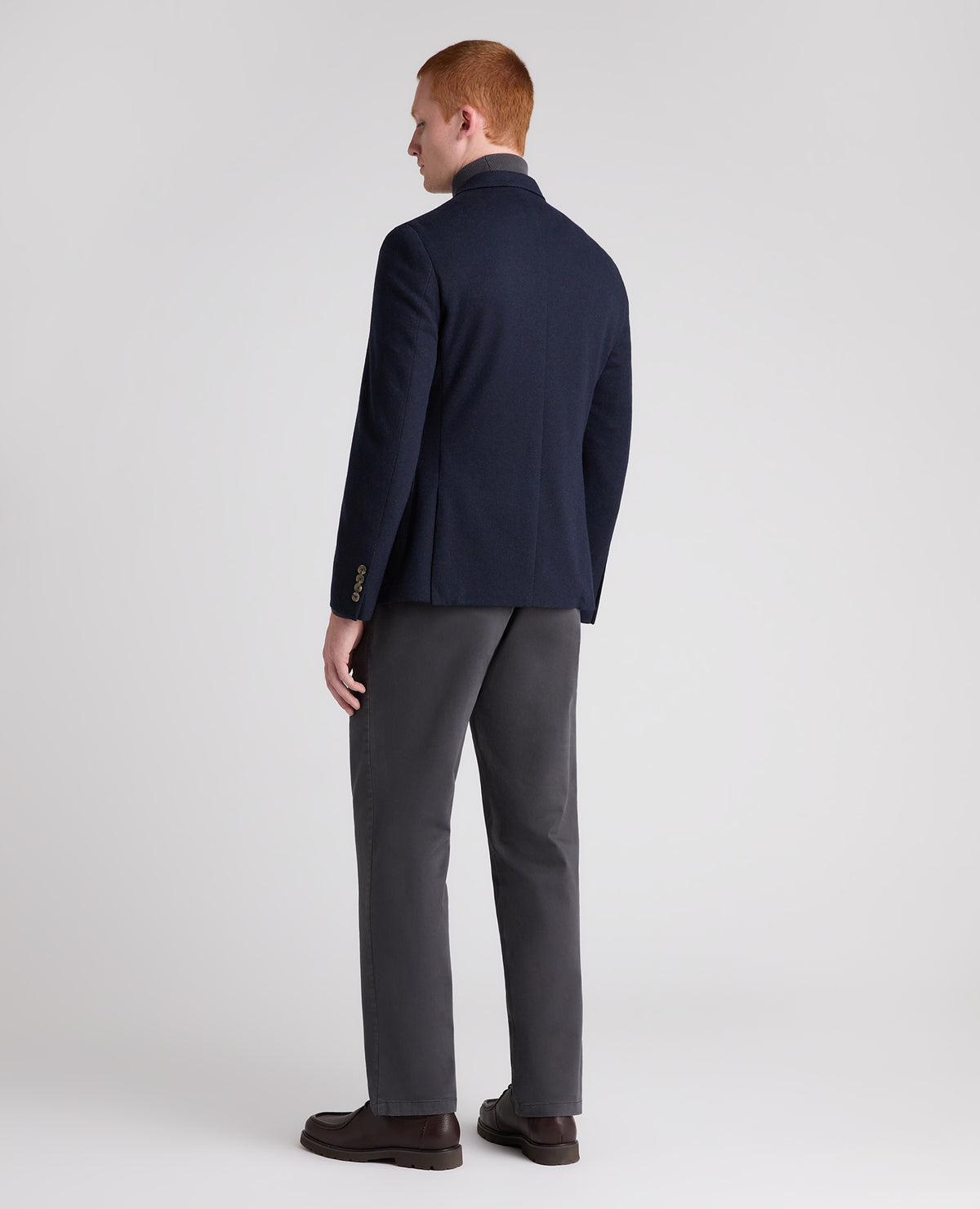 Navy Antoni Wool Blend Jacket