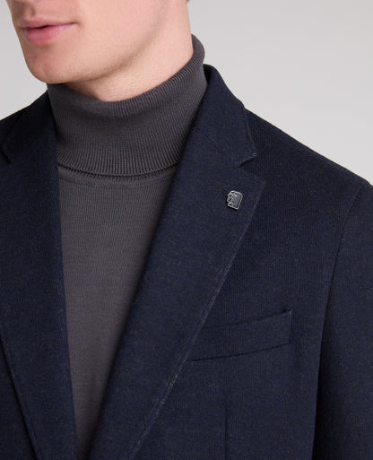 Navy Antoni Wool Blend Jacket