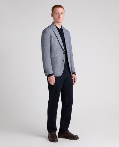 Blue Alto Wool Blend Jacket