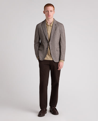 Brown Alto Wool Blend Jacket