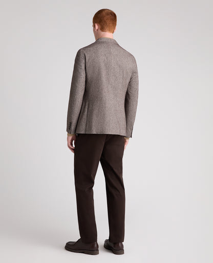 Brown Alto Wool Blend Jacket