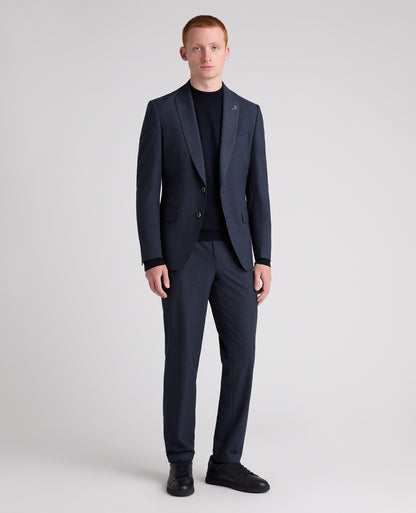 Dark Blue Alfonso Check Jacket