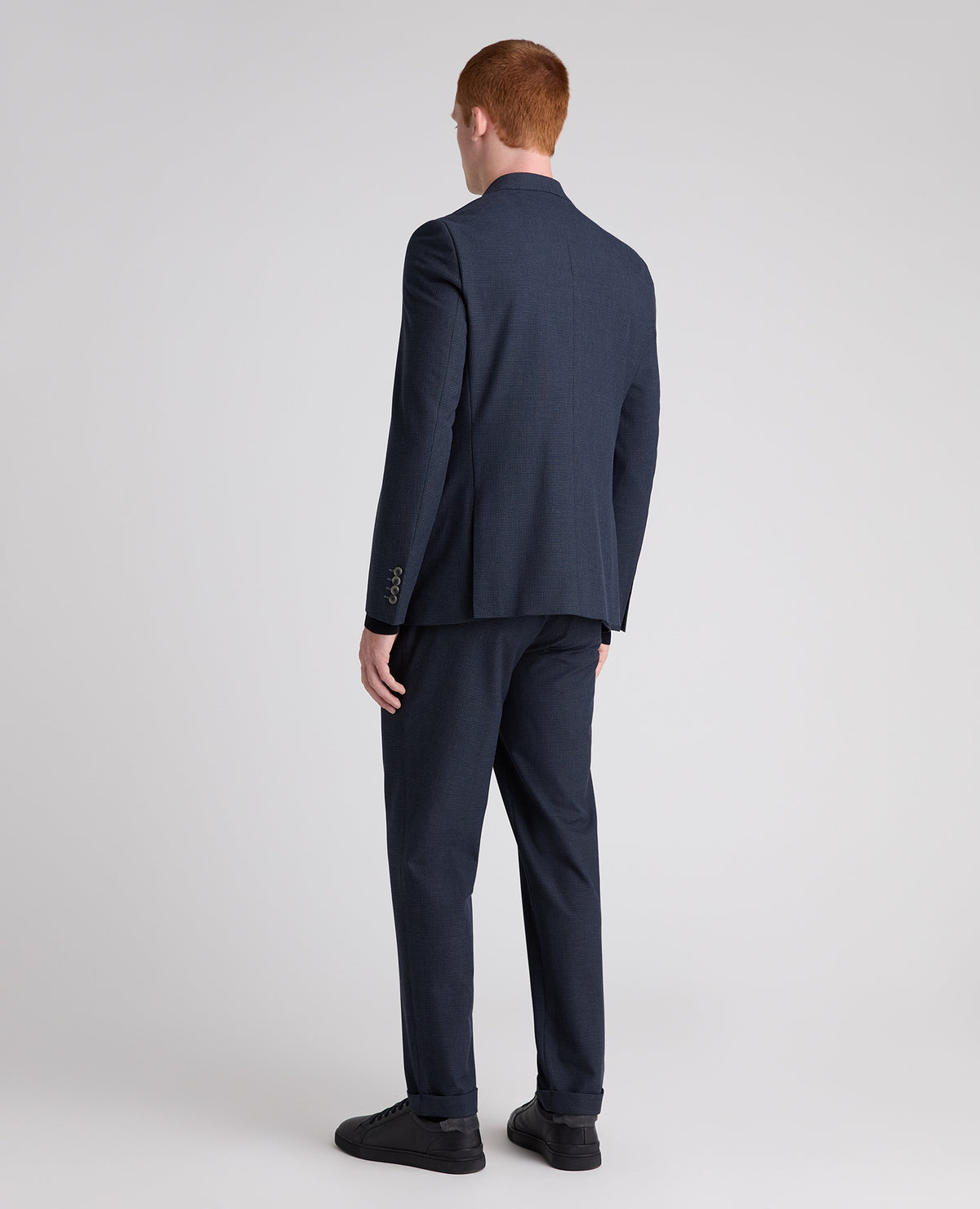 Dark Blue Alfonso Check Jacket