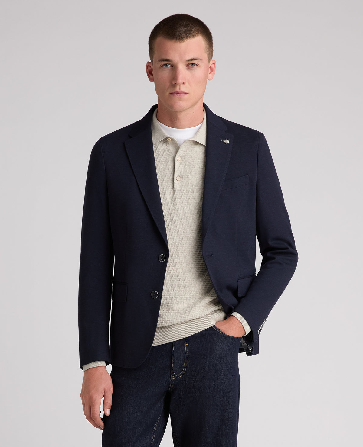 Navy Alto Stretch Jacket