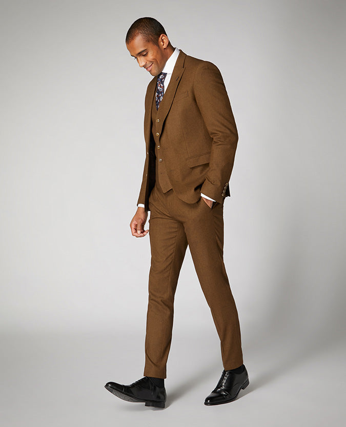 X-Slim Fit Wool-Blend Stretch 3 Piece Suit