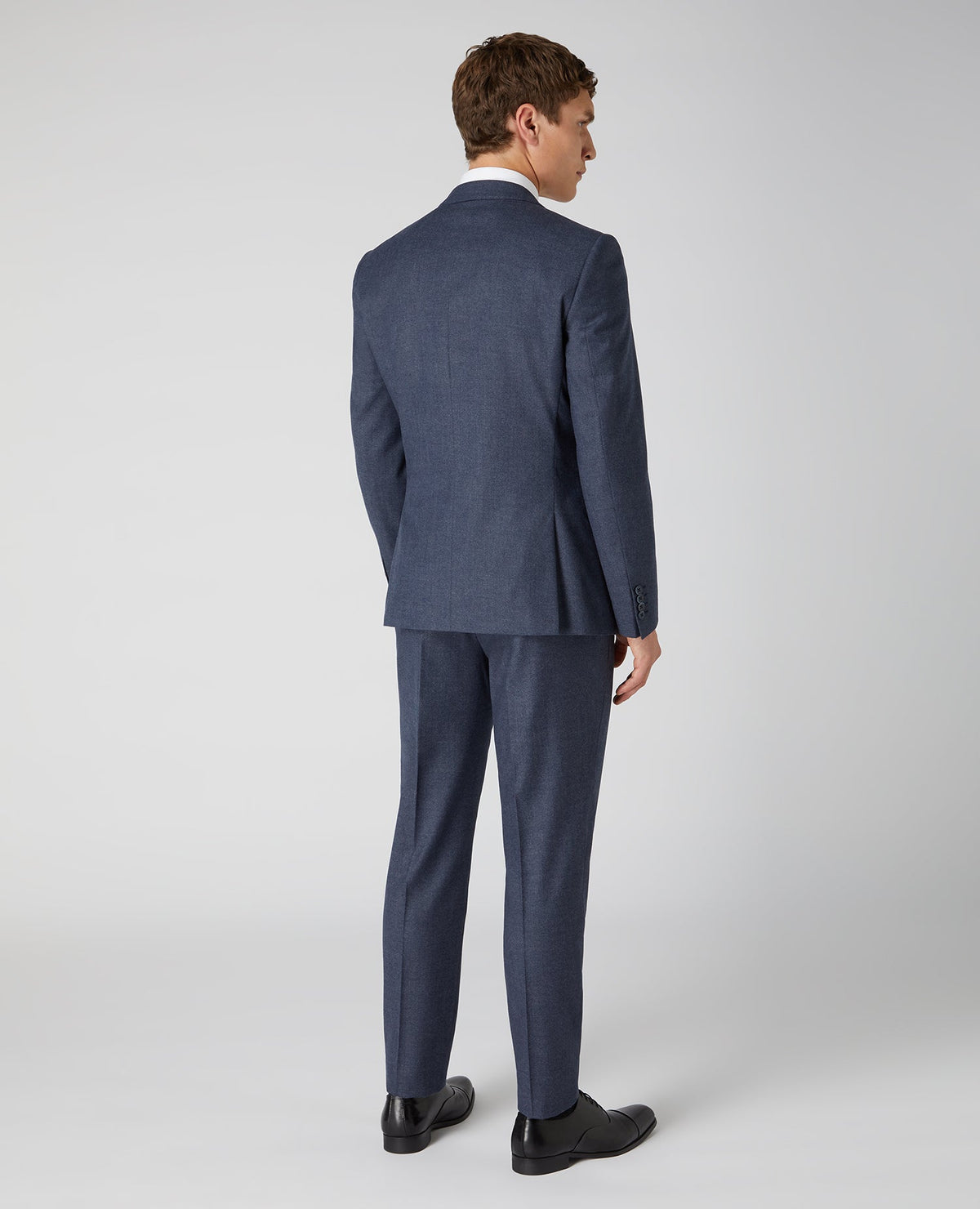 Man wearing a grey X-slim Fit Wool Rich Mix and Match Suit