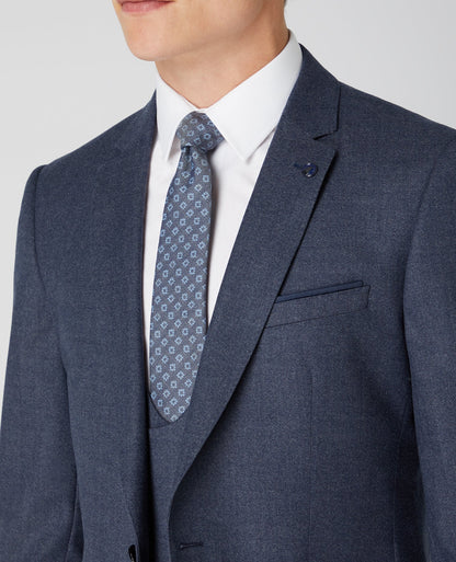 Man wearing a grey X-slim Fit Wool Rich Mix and Match Suit