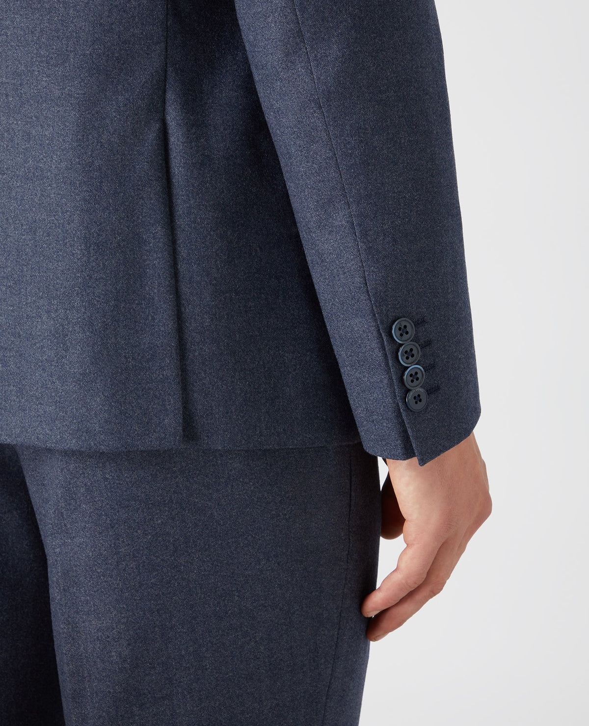 Man wearing a grey X-slim Fit Wool Rich Mix and Match Suit