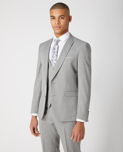 Man wearing a grey Slim Fit Mix and Match Suit