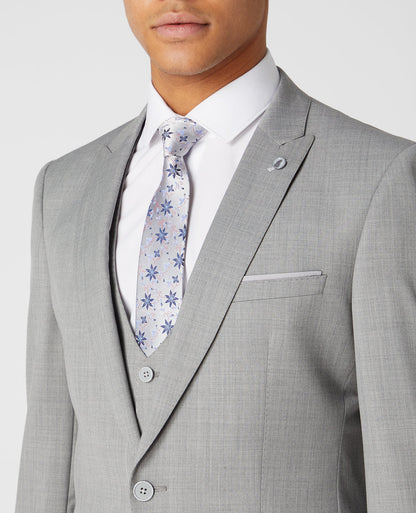 Man wearing a grey Slim Fit Mix and Match Suit