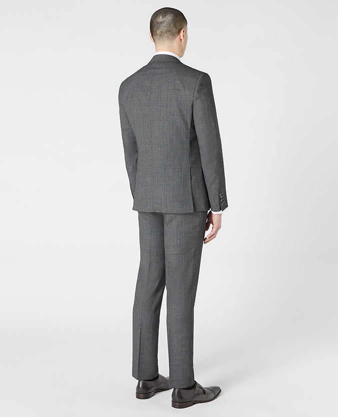 Man wearing a grey Mix and Match Suit Jacket