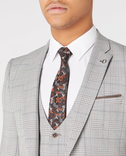 Man wearing a grey X-Slim Mix and Match Suit