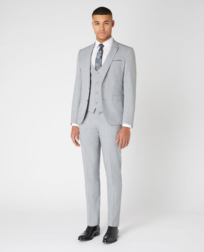 Man wearing a grey Slim Fit Mix and Match Suit