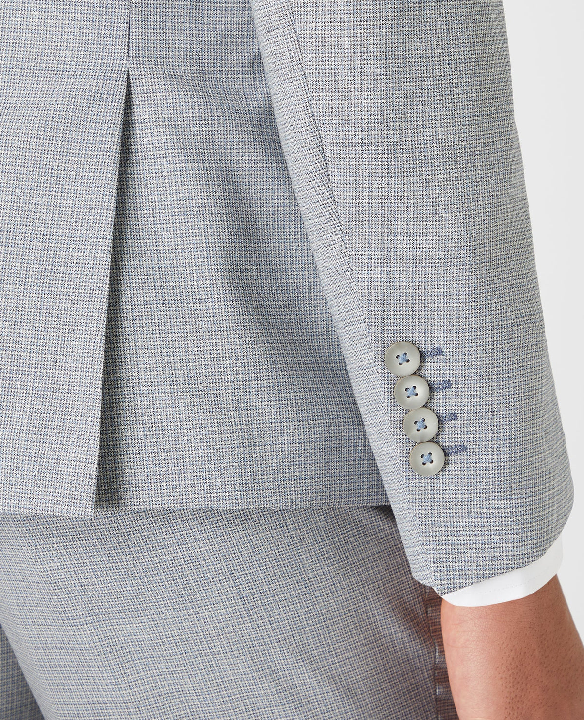 Man wearing a grey Slim Fit Mix and Match Suit