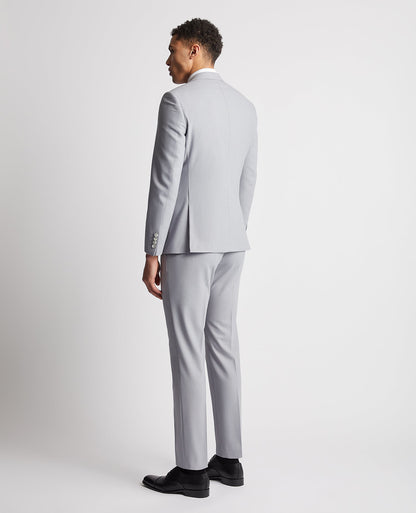 Man wearing a blue Slim Fit Mix and Match Wool-Blend Suit
