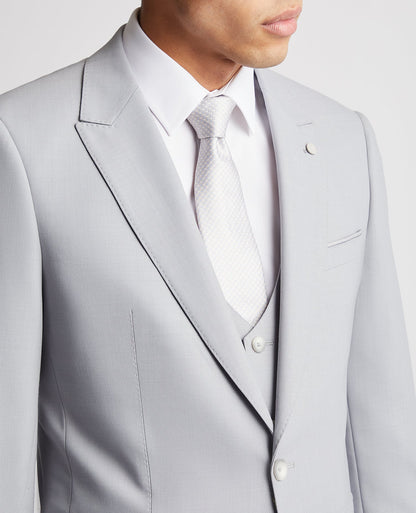 Man wearing a blue Slim Fit Mix and Match Wool-Blend Suit