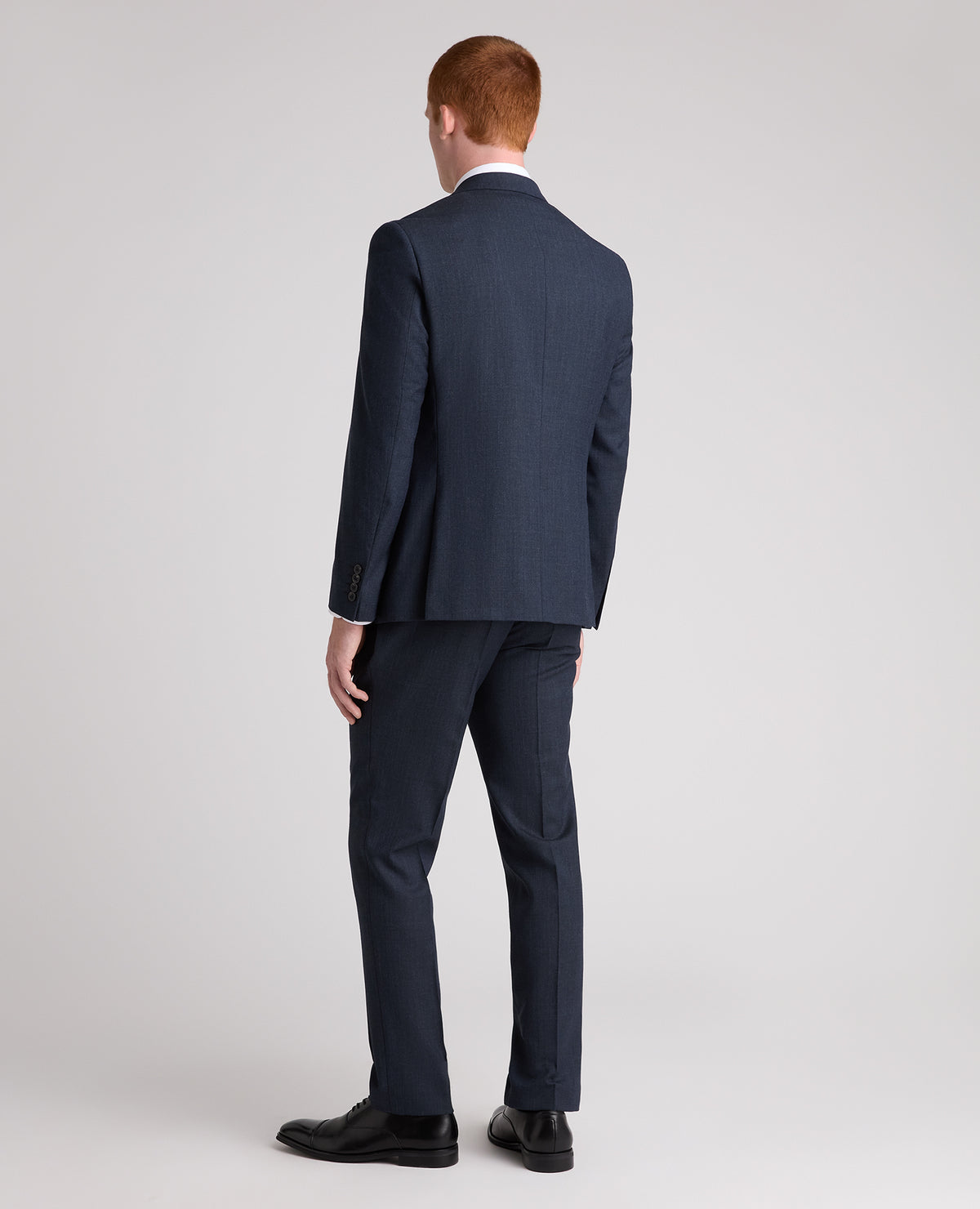 Dark Blue Tapered Fit Wool Rich Stretch Mix and Match Suit Jacket