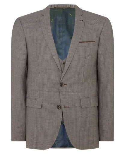 Man wearing a sand X-Slim Fit Wool Rich Mix and Match Suit
