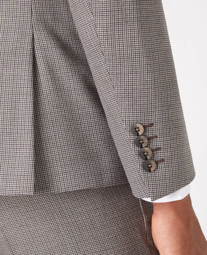 Man wearing a sand X-Slim Fit Wool Rich Mix and Match Suit