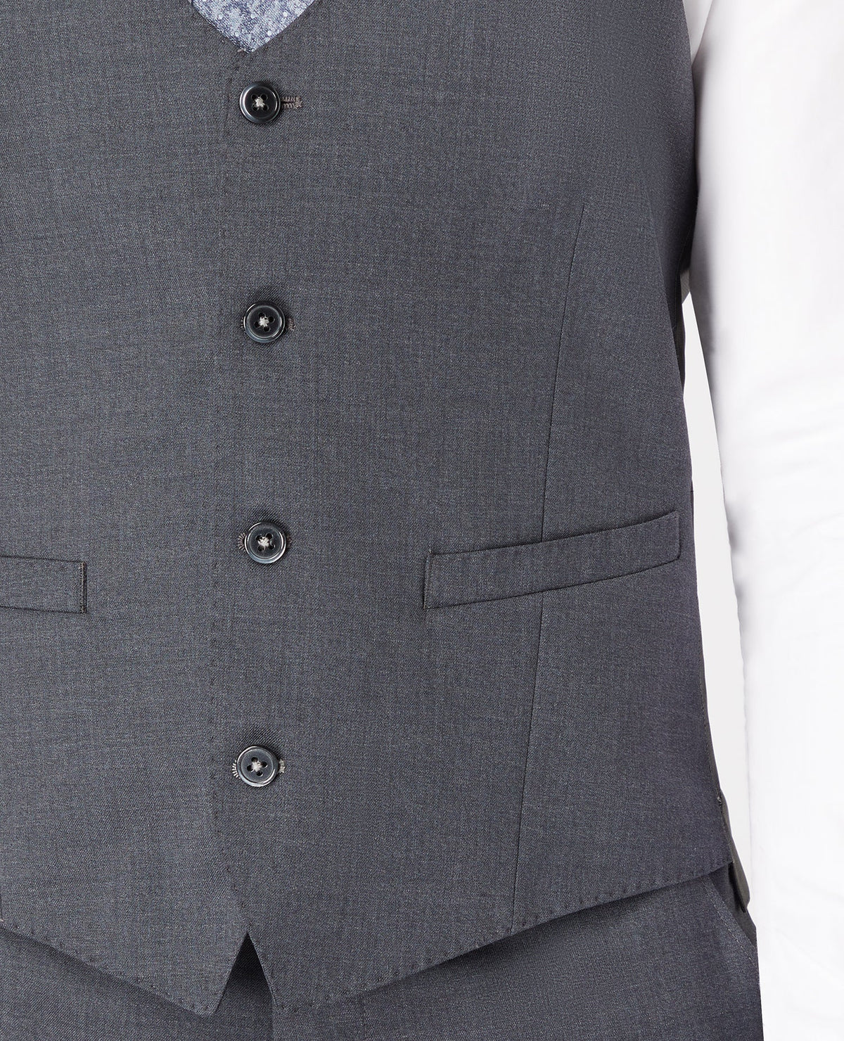 Slim Fit Wool-Blend Stretch Mix and Match Waistcoat
