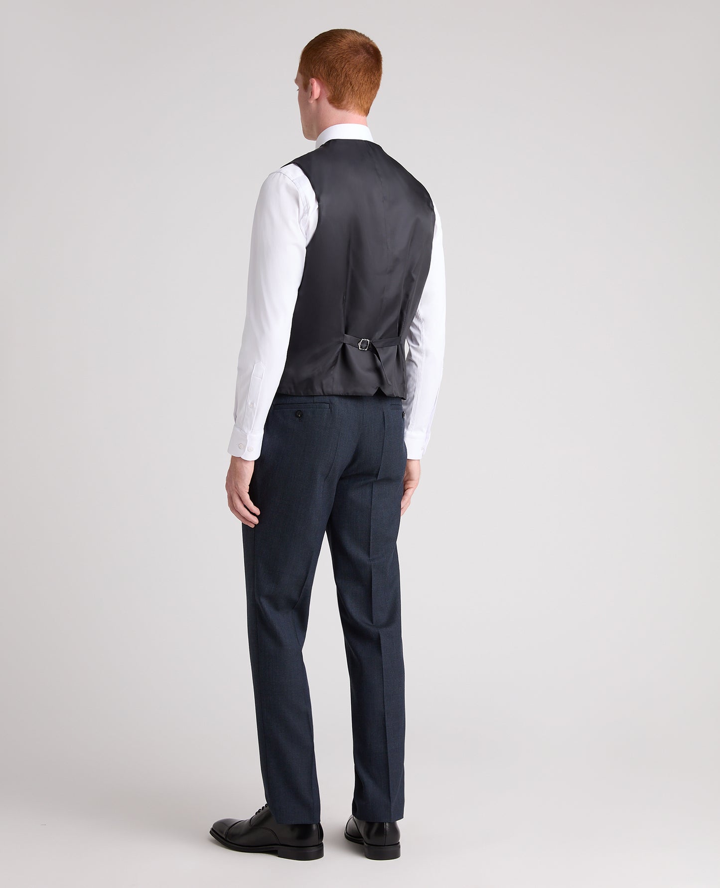 Dark Blue Tapered Fit Wool Rich Stretch Suit