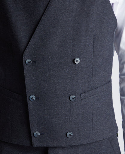 Man wearing a navy suit