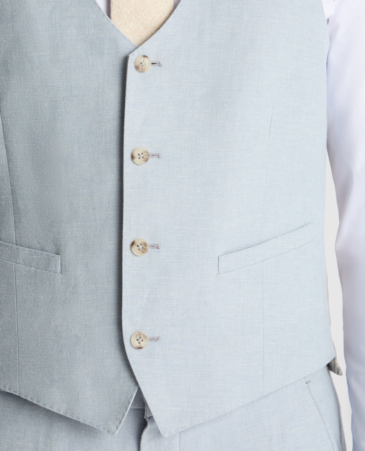 Man wearing a blue suit