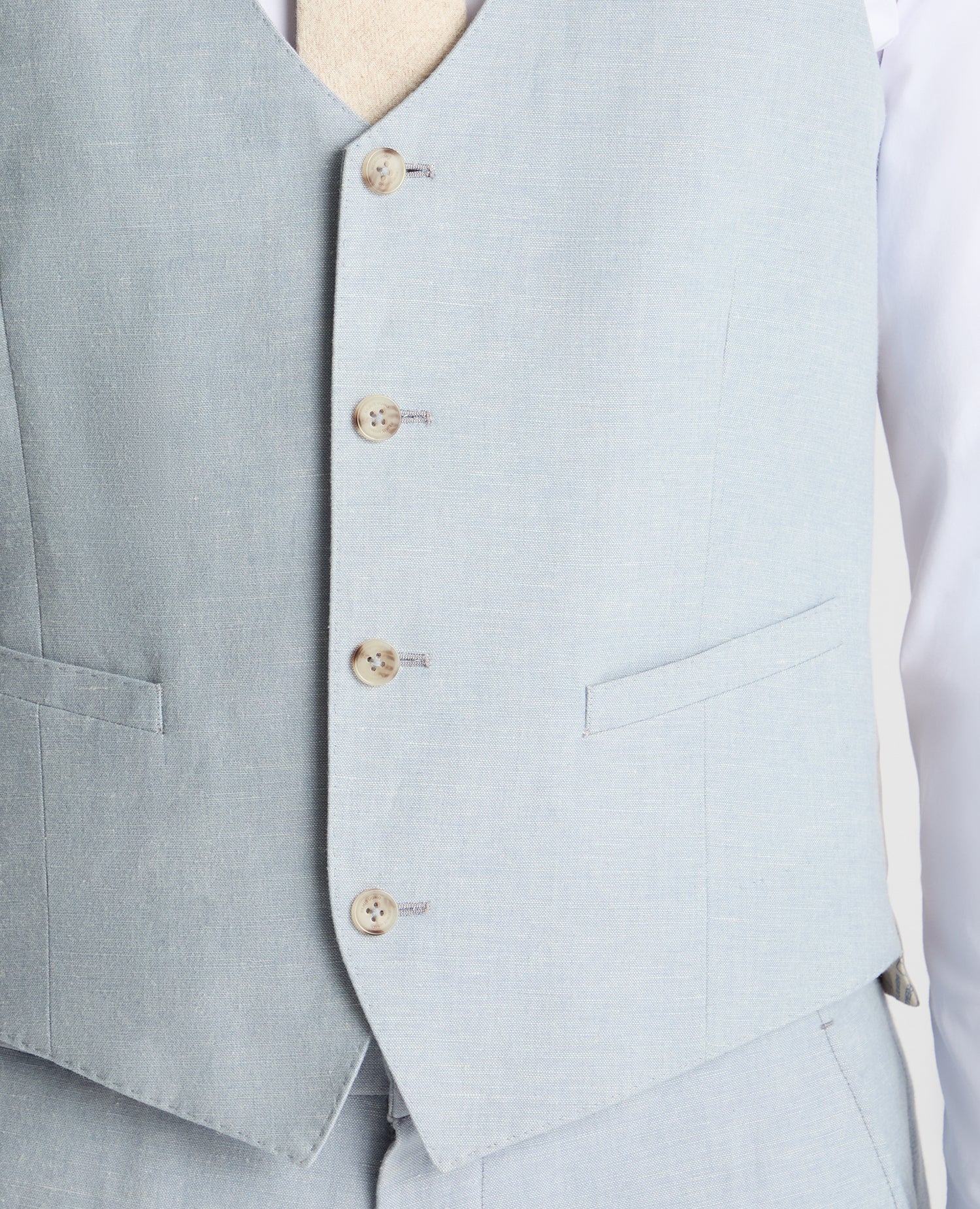Man wearing a blue suit