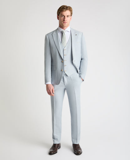 Man wearing a blue suit