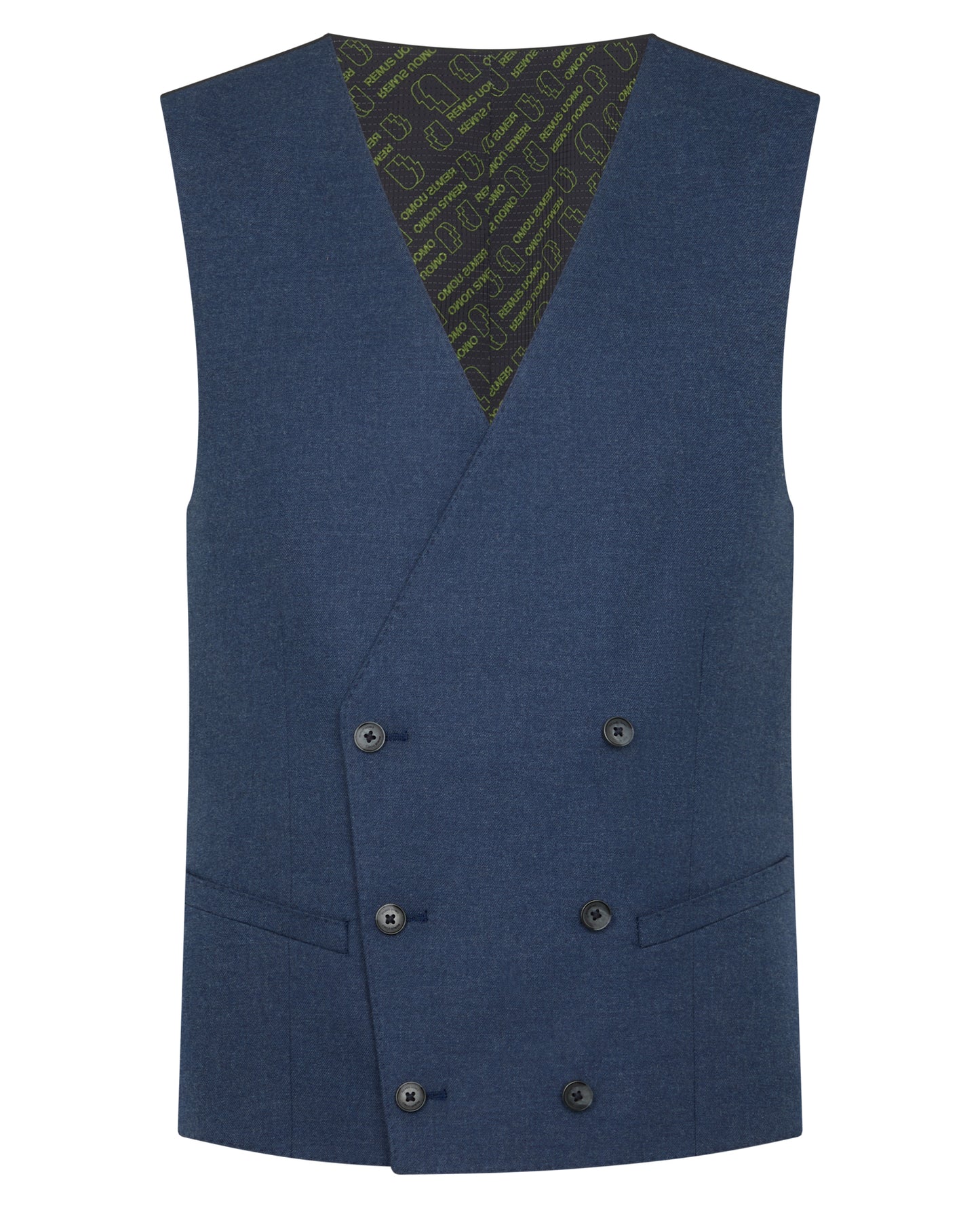 Man wearing a blue Slim Fit Stretch Suit